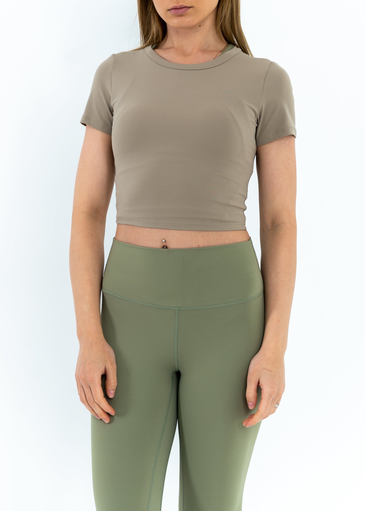 Aero Crop Top - Stone