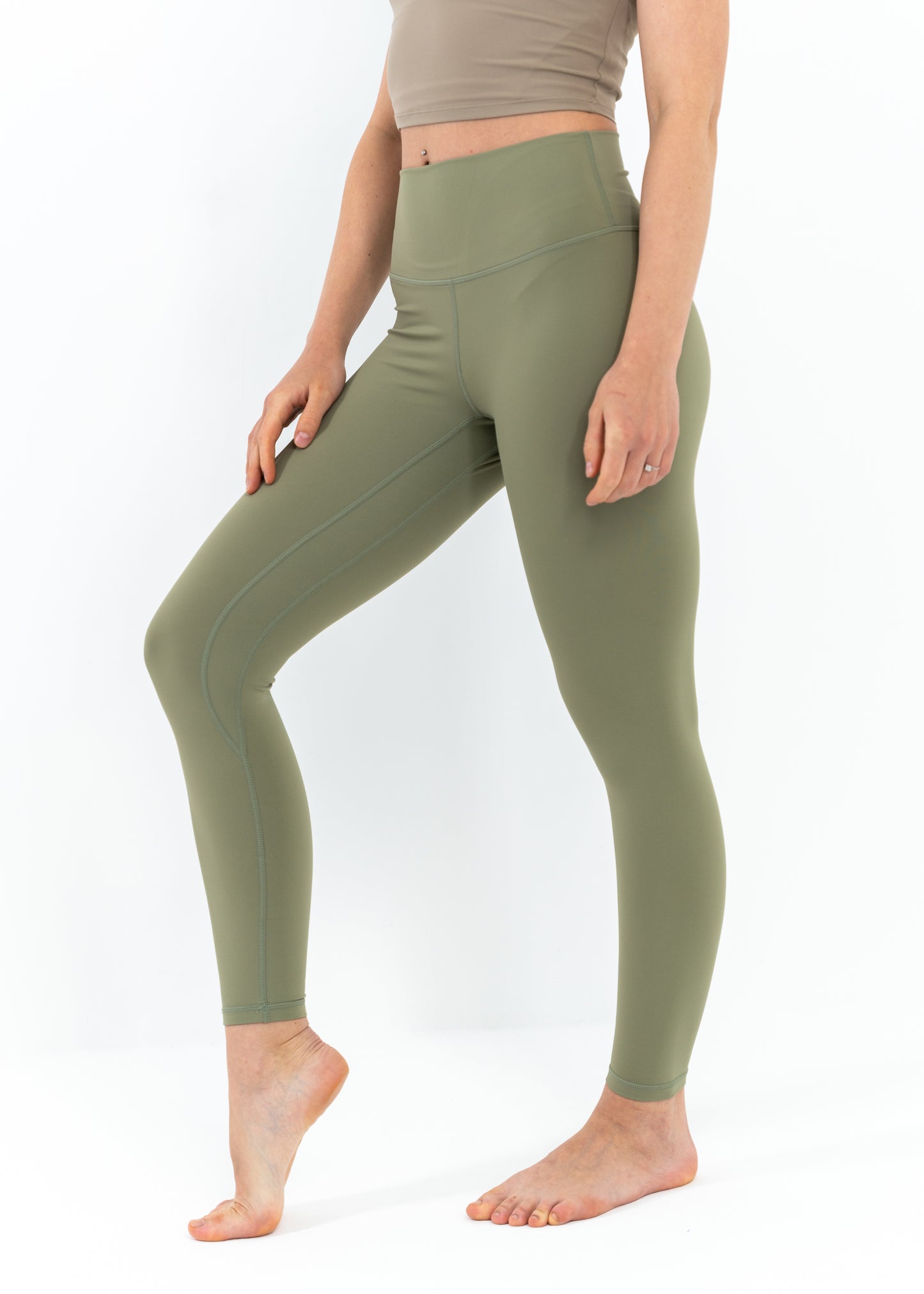 High-Waist Life Legging - Moss Green