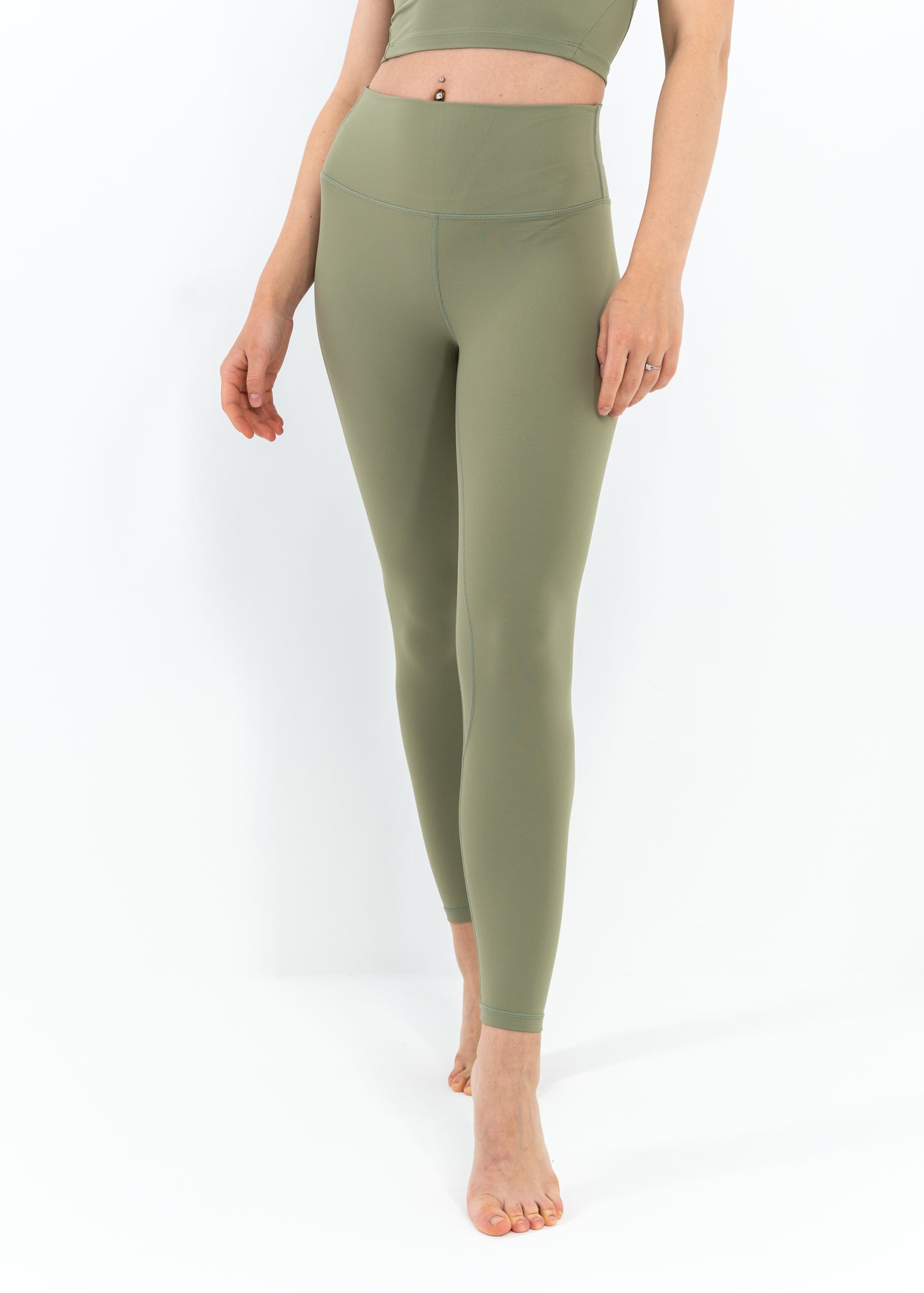 High-Waist Life Legging - Moss Green